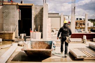 chantier de construction