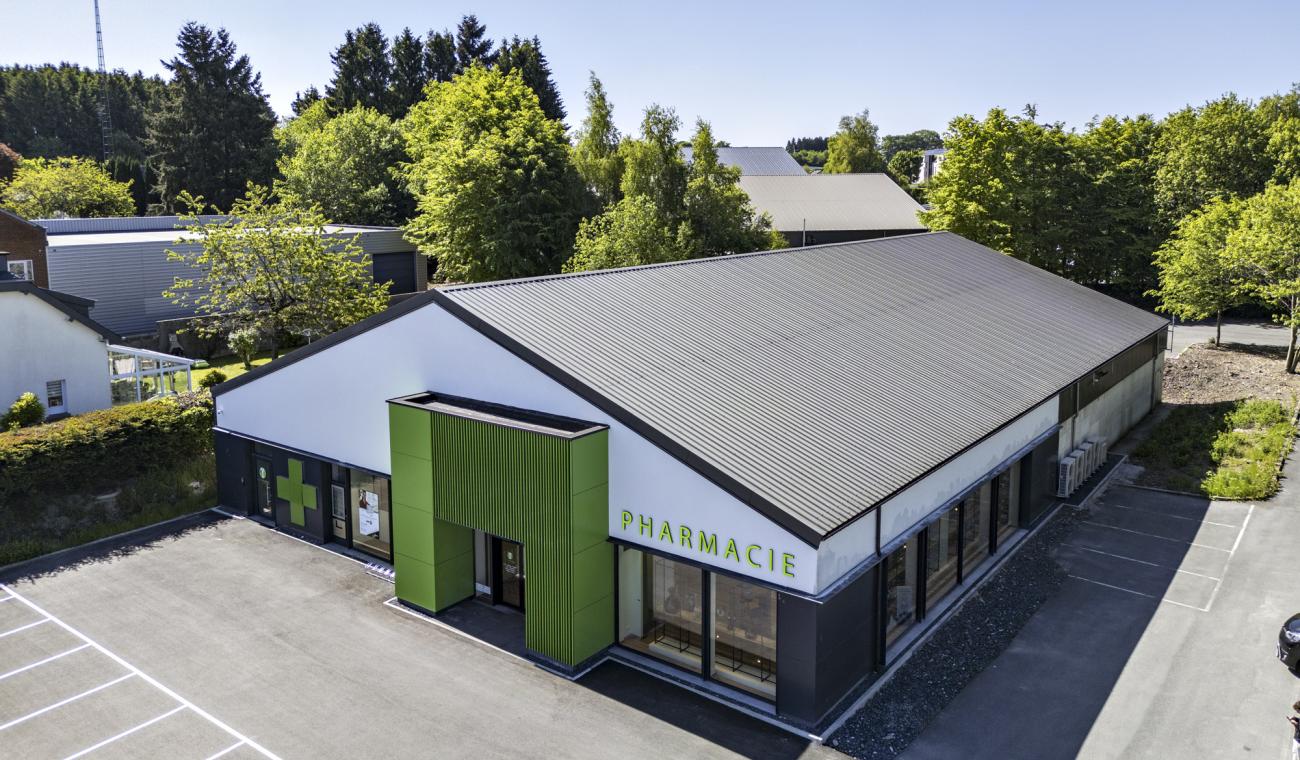 Nouvelle pharmacie à Bastogne - Un projet Picard Construct