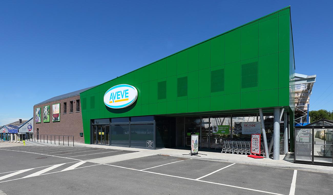 Aveve Bastogne - Construction de la surface commerciale