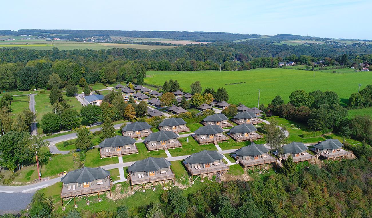 Durbuy Glamping - Vue aérienne