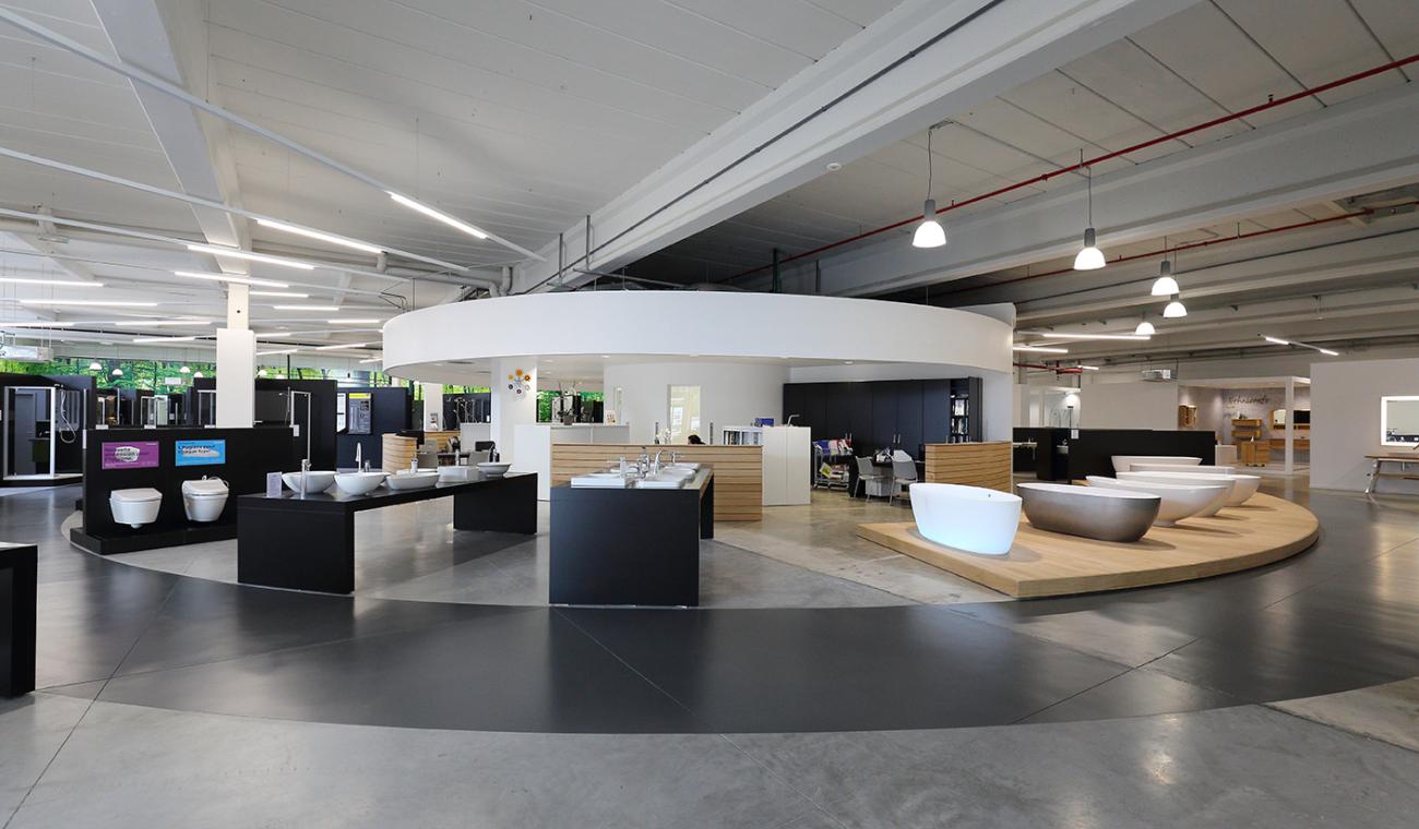 Réalisation d'un aménagement de Showroom à Jambes