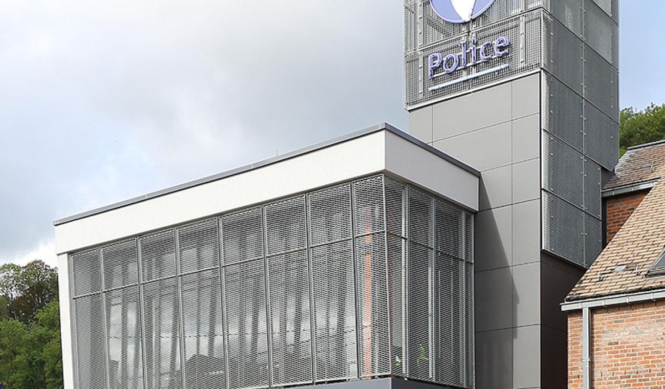 Construction de la zone de police de Amay