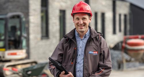 ouvrier sur chantier