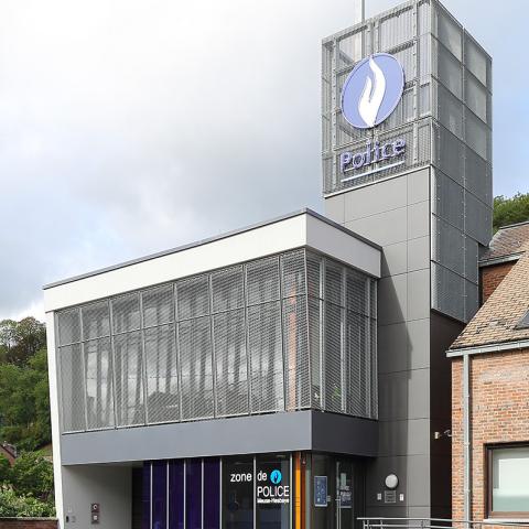Construction de la zone de police de Amay
